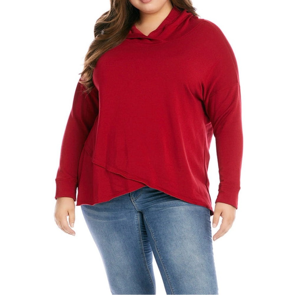 🆕NWT🔖Karen Kane Crossover Hoodie - 3x
